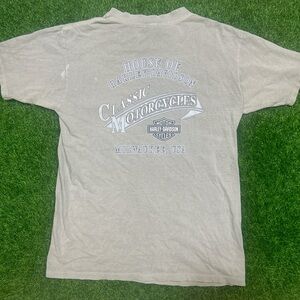 Y2K Harley Davidson Tan Milwaukee Tee